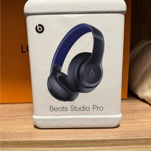 Beats by Dre Studio Pro Over-Ear Headphones - Black and Blue